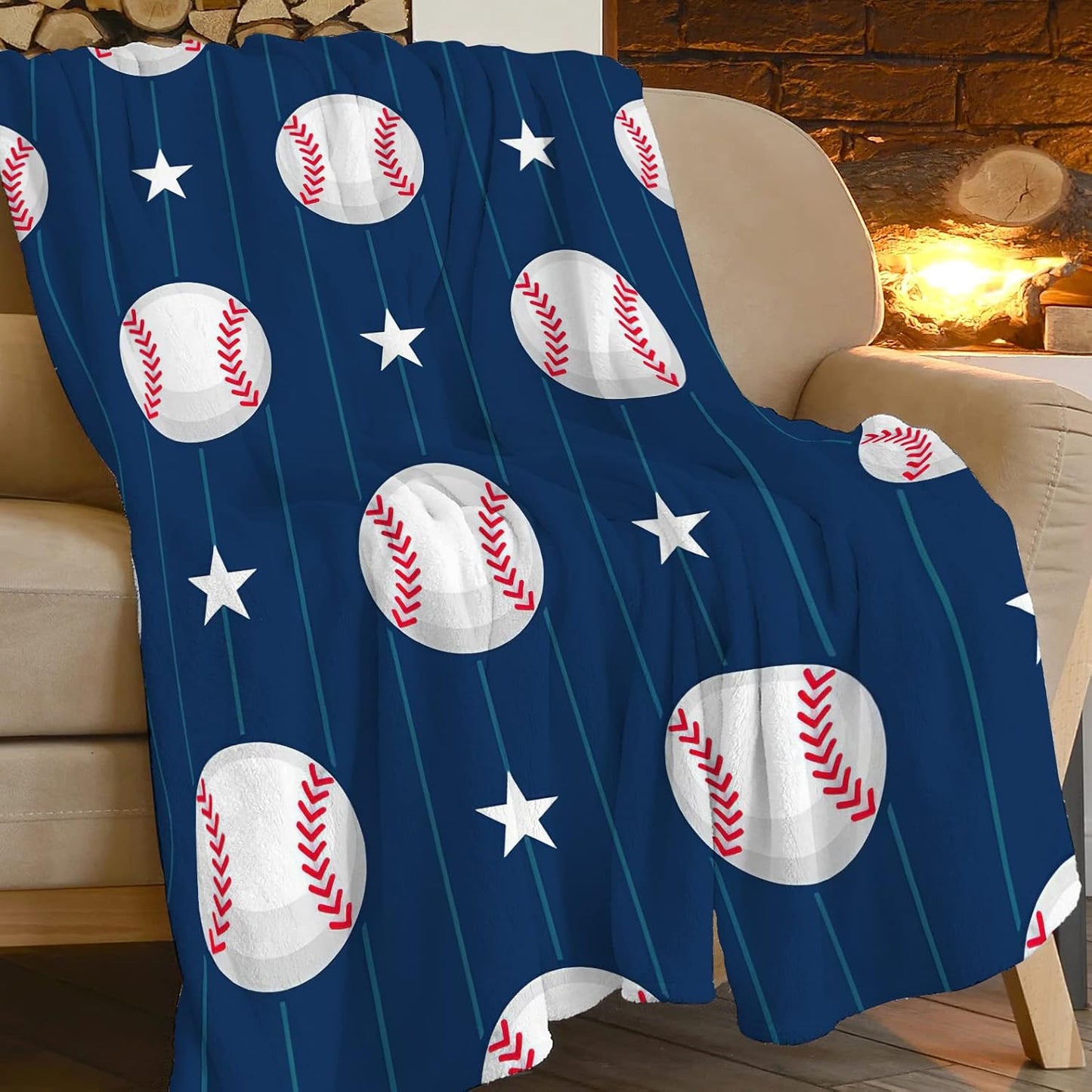 Bear Print Blanket Cute Baby Bear Fleece Throw Blanket Fuzzy Plush Super Soft Cozy Warm Decor Blanket Toddler Nursery Gifts for Boys Girls Kids Adult Men Women 40"x50"