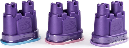 Kinetic Sand Shimmering Sand 3 Pack with Sandcastle Molds