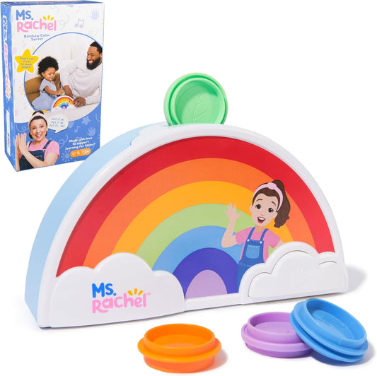 Ms. Rachel Official First Words Talking Flash Cards with Electronic Reader, 100 Words, Educational Toys & Toddler Toys for Girls & Boys Ages 1-2+