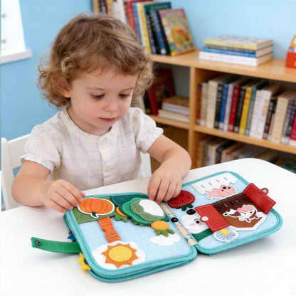 Busy Book for 1 Year Old:Quiet Books for Toddlers 1-3,Poke A Dot Books for Toddlers 1-3,Trending Gifts for 1 Year Old Boy Or Girl