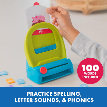 Educational Insights Spell & Drop Word Building Set - CVC Word Games, Kindergarten Learning Activities, Preschool Sight Words, Spelling Toys and Reading Games for Kids 5-7, Learn to Read Flash Cards