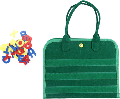 Educational Buckle Board Toy, Kids Dress Learning Toys, Sensory Board with Felt Tie Shoes and Buckles for Toddlers Fine Motor Skills Development