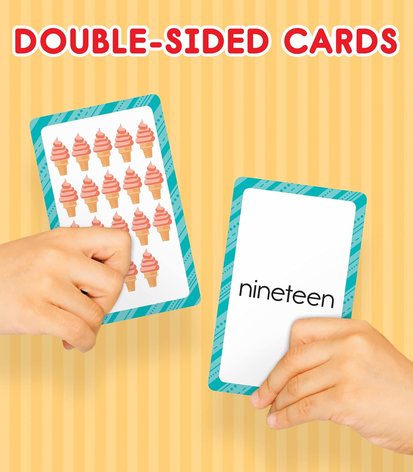 Carson Dellosa 54 Toddler Flash Cards, 0-25 Counting and Number Recognition Math Flashcards for Toddlers 3-5 Years, Kindergarten and Preschool Learning Activities and Educational Games