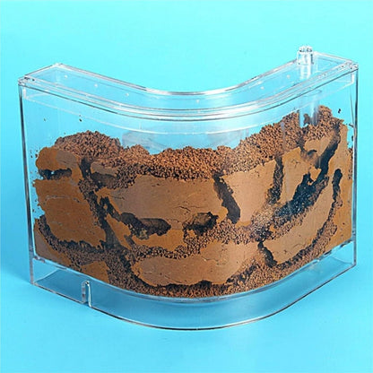Ant Habitat Ant Farm Ant Castle Ant Castle Filled Clay Sand Ant Farm Ant Nest　Habitat Professional Ant Nest Farm Ant Nest Ant House Ant Nest Farm(1pcs), Clear