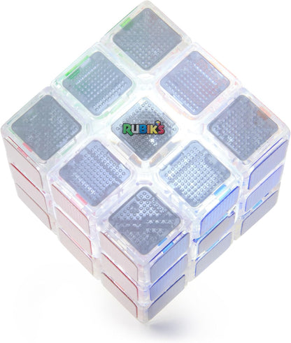 Rubik’s Cube, Pulse Cube, Light-Up Brain Teaser Puzzle for Speed Cubers, Solve the Puzzle Before the Lights Turn Off, Problem-Solving Brain Teaser & Fidget Toy for Adults, Teens, Kids Ages 8 & Up