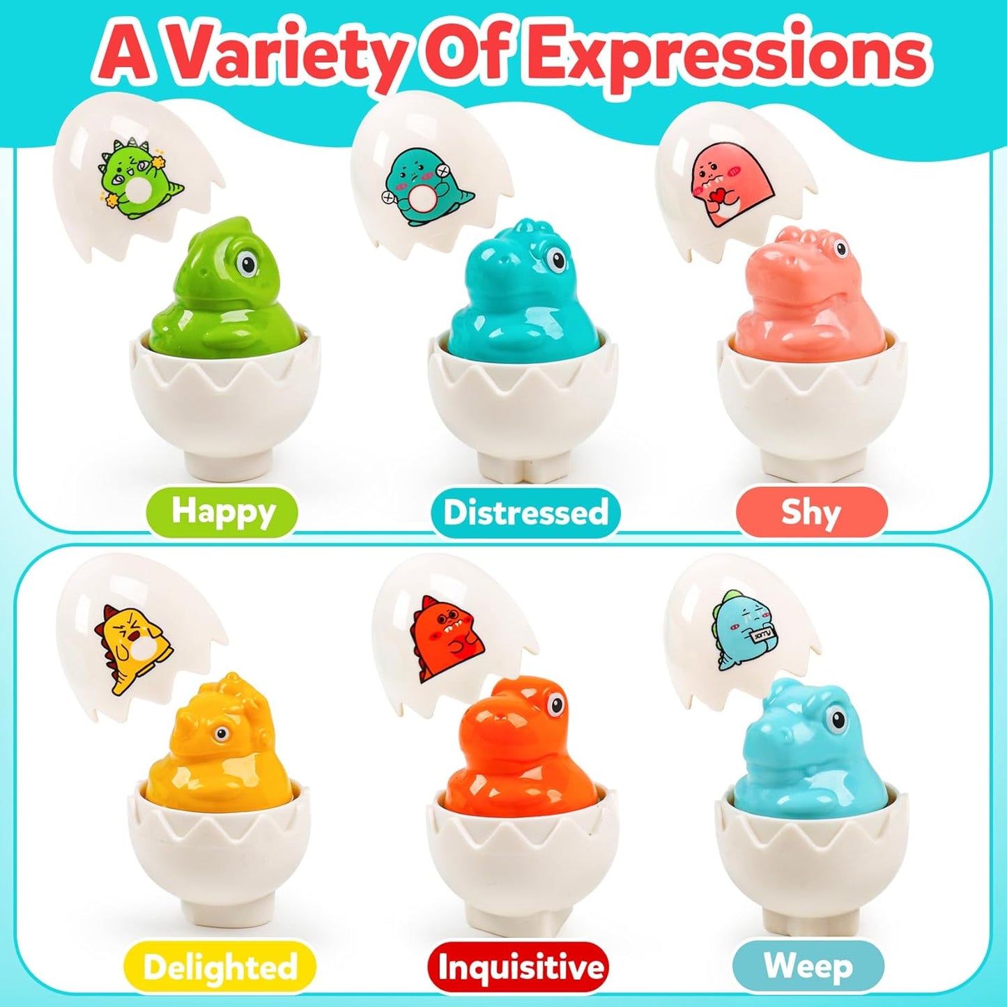 Egg Toys for Toddlers 1-3,Montessori Geometric Eggs Early Preschool Educational Learning Fine Motor Skills Color Sorting Satcking Travel Bingo Puzzle Matching Games for Kids Boys Girls
