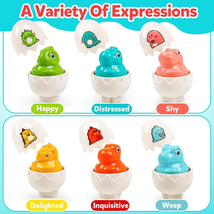 Egg Toys for Toddlers 1-3,Montessori Geometric Eggs Early Preschool Educational Learning Fine Motor Skills Color Sorting Satcking Travel Bingo Puzzle Matching Games for Kids Boys Girls