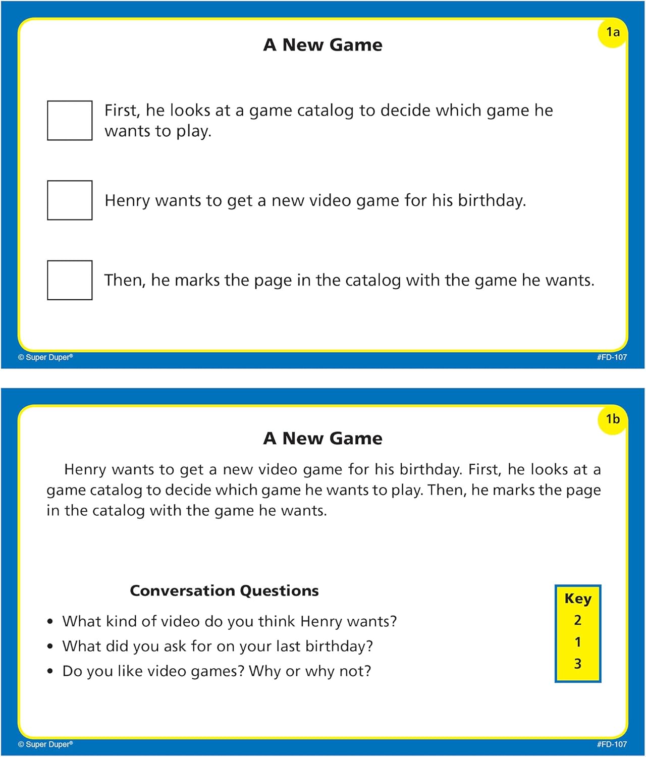 Super Duper Publications | Sequencing Events in Stories Fun Deck Flash Cards | Educational Learning Resource for Children