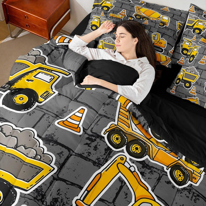 Erosebridal Chemistry Comforter Set with Sheets Full Size Periodic Table of Elements Bed in A Bag 7 Piece Science Chemistry Lovers Bedding Set for Kids Boys Children Bedroom Modern Black Bed Sets