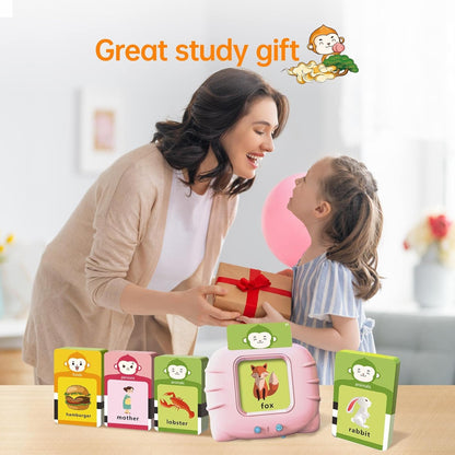 Toddler Girls Toys Talking Flash Cards-296 Sight Words, Educational Toys for 1 2 3 4 Year Old, Speech Therapy&Autism Learning Materials, Toddler Girlt Birthday Gift with Durable Cards
