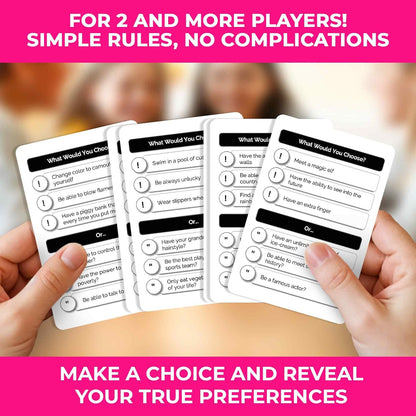 QUOKKA Board Games for Kids 8-12 – Family Games for Kids and Adults – What Would You Choose – 500+ Questions – Original Edition – Fun Card Game for Family Night