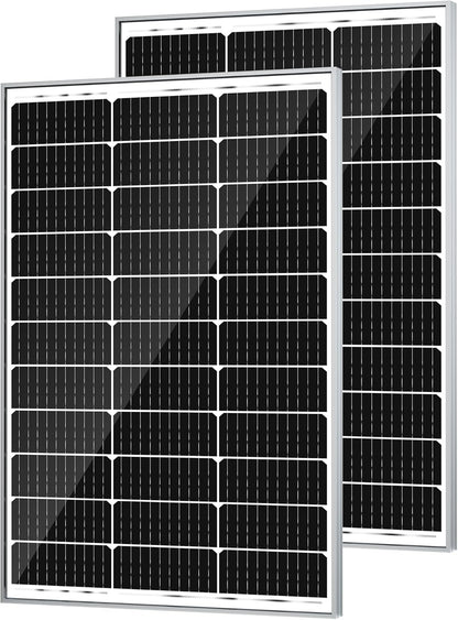 SOLPERK Solar Panel Kit 50W 12V, Waterproof Solar Battery Trickle Charger Maintainer + Waterproof Controller + Adjustable Mount Bracket for Boat Car RV Motorcycle(Without Mounting Bracket)