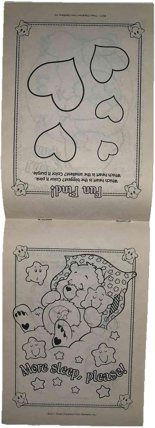 Care Bears Coloring and Activity Pad 3 Pack, Bear Time for All