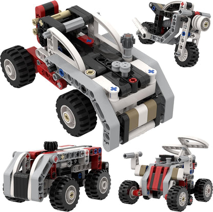 298 Pcs Technic-Parts-Set Axles-Gears-Pins-Beams-Bricks-Arms-Connectors-Wheels-Tires Compatible with Major Brand Building-Block MOC-Toy-Creations