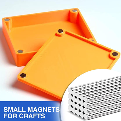 320Pcs Small Neodymium Magnets, 6x2mm Small Rare Earth Magnet Mini Magnets for Whiteboard, Office, School, STEM Measurement Kit, 3D Printing,Science Experiments
