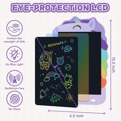 LCD Doodle Board Dinosaur Writing Tablet for Kids Toys, 8.5 Inch Colorful Todder Drawing Pad for Educational Learning Gift in Christmas Birthday Suitable for 3 4 5-8 Years Old Boys Girls (Green)