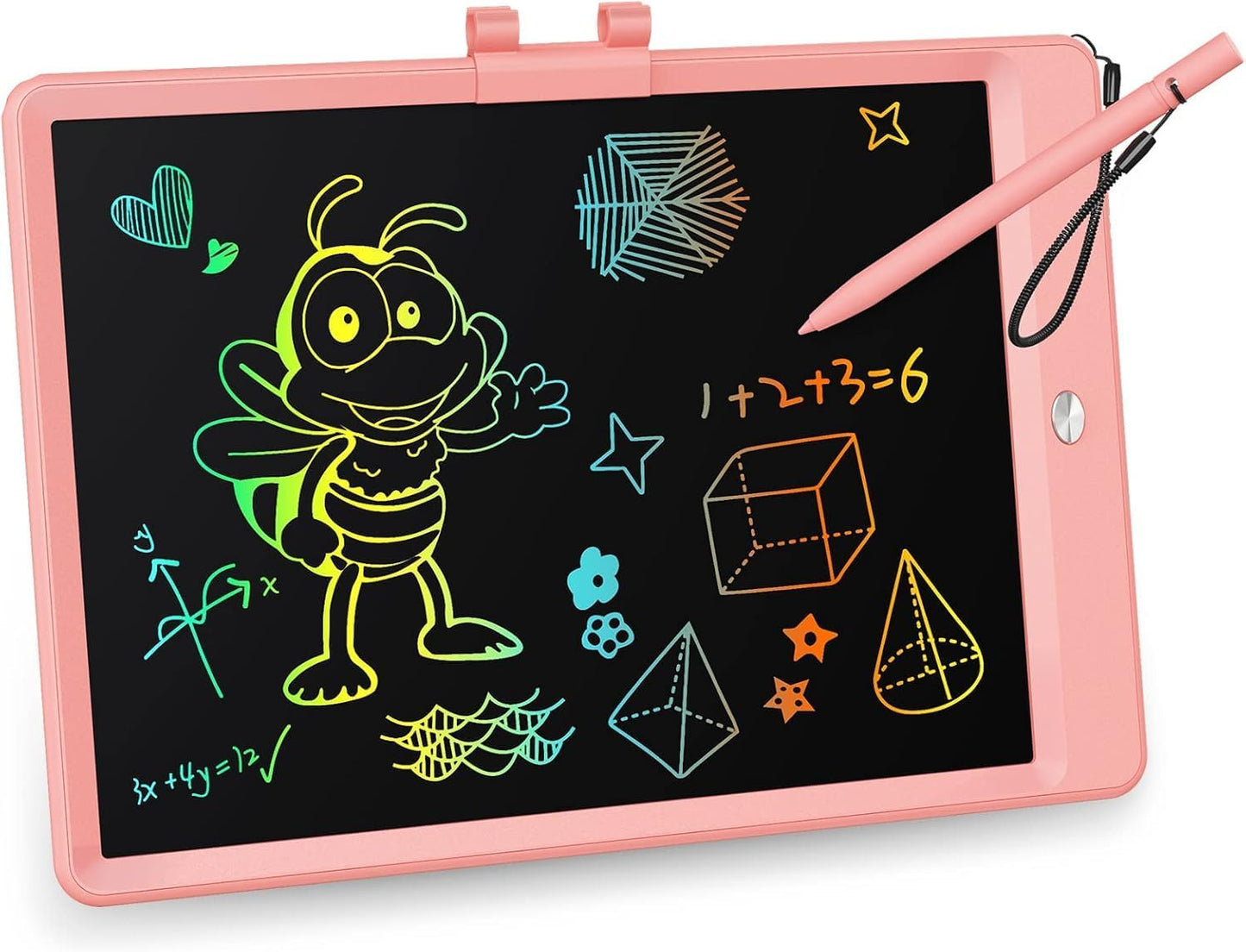 KOKODI LCD Writing Tablet, 12 Inch Colorful Toddler Doodle Board Drawing Tablet, Erasable Reusable Electronic Drawing Pads, Educational and Learning Toy for 3-6 Years Old Boy and Girls(Blue)