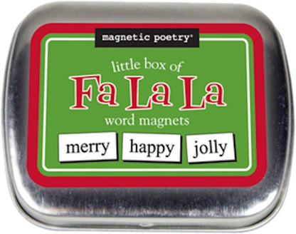 Magnetic Poetry - Little Box of Happiness Kit - Words for Refrigerator - Write Poems and Letters on The Fridge - Made in The USA