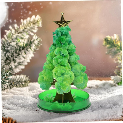 Mini Christmas Tree Magical DIY Crystal Growing Kit Educational Novelty Crystal Christmas Tree for Boys Girls Gifts