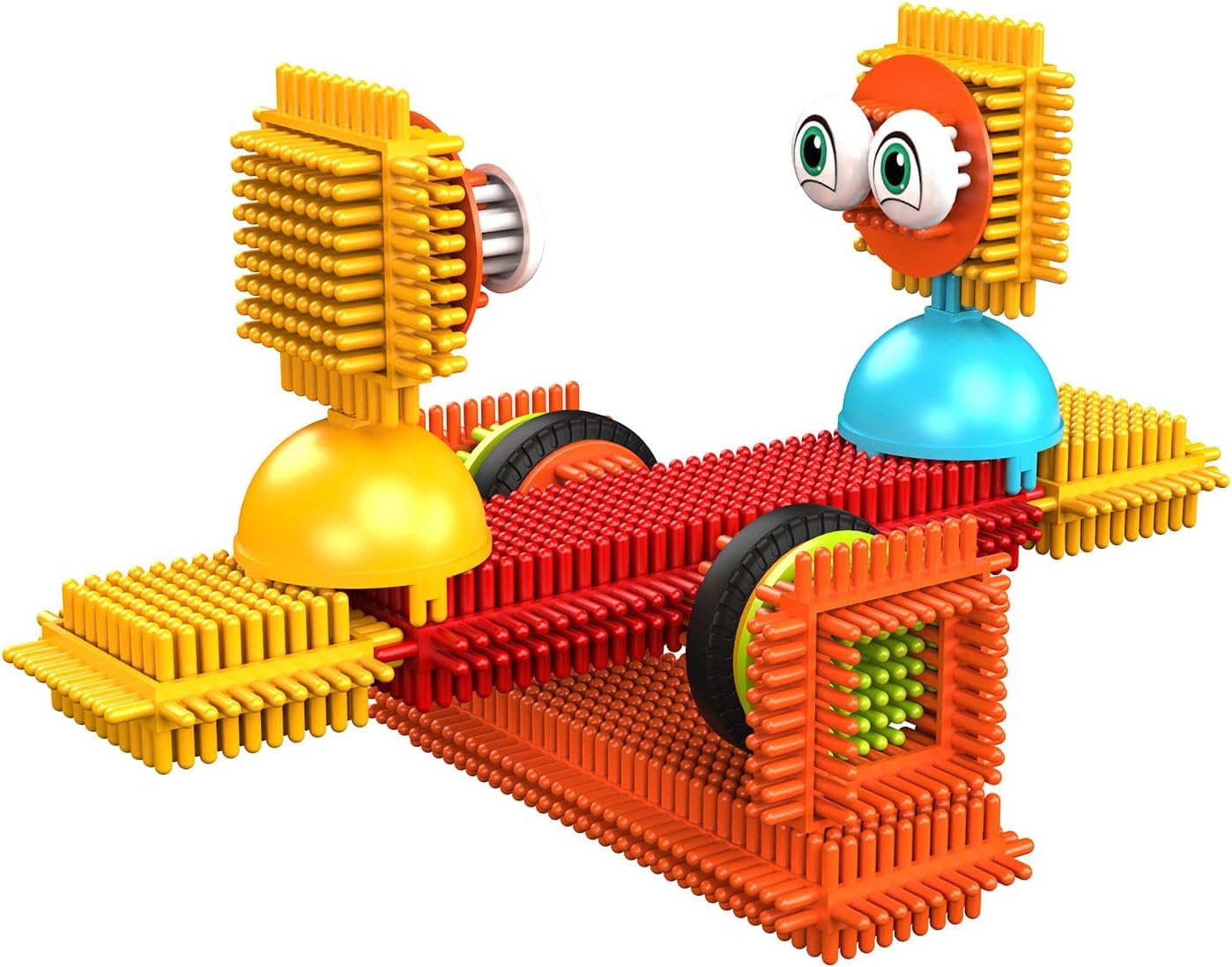 Contixo STEM Building Toys - 110 pcs Marble 3D Magnetic Run Tiles Learning Stacking Educational Building Blocks Set, Creativity Beyond Imagination, Inspirational, Recreational Toy for Kids