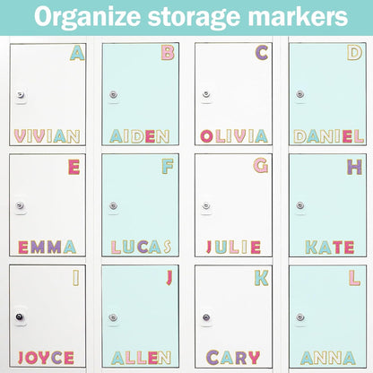Qyeahkj 103 Pcs Preppy Patch Magnetic Letters 2" Preppy Patch Magnetic Letters for Classroom Whiteboard Fridge Magnet Alphabet Kit for Toddlers Educational Tool for Preschool Home Learning Spelling