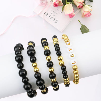 Hpebl 2136PCS Beads for Bracelets Pearl Bracelet Making Kit Friendship Bracelet Kits Bracelet Bead Kits Small Pearl Bead and Gold Beads Beading Kit for Bracelets Jewelry Making Kit