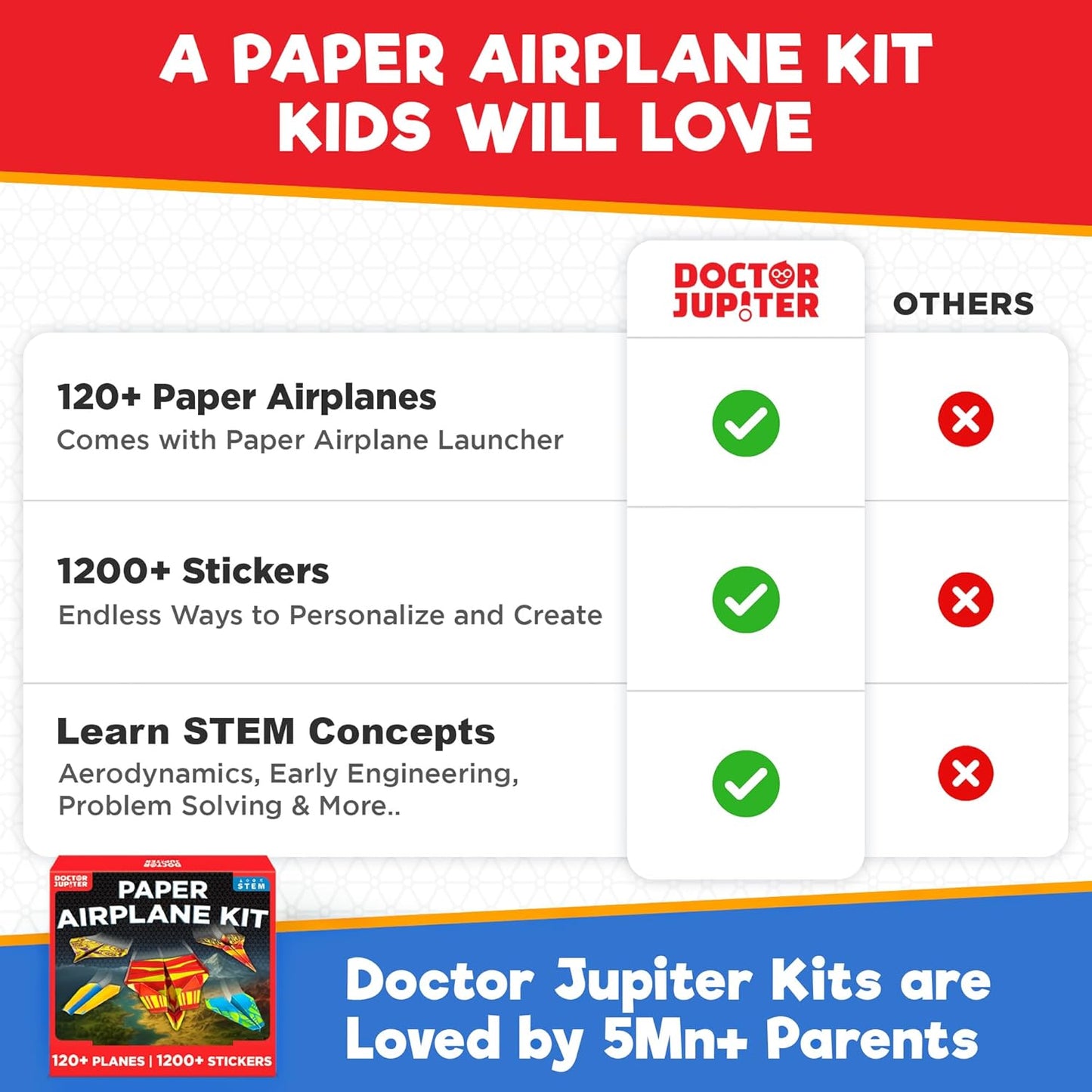 Doctor Jupiter My First Astronaut Kit, Solar System Project Kit for Kids, STEM Space Toys for 5-6-7-8-9-10 Year Old Boys & Girls | 4 in 1 Learning & Educational Toy