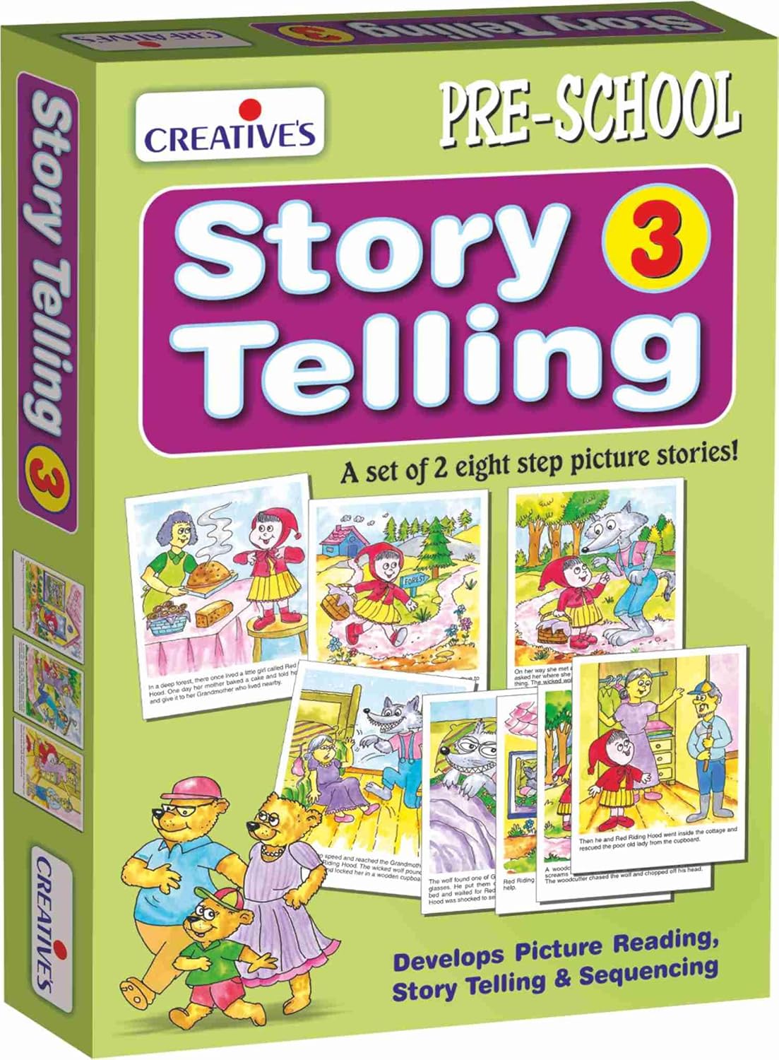 Creative Educational Creative Pre-School Story Telling Step-by-Step-3 Game