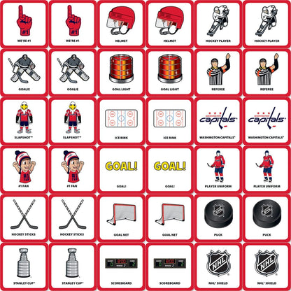 MasterPieces NHL Chicago Blackhawks Matching Game, For Ages 3+ - Fun Family Entertainment for Kids and Adults - Educational, Engaging, and Perfect for Game Night, Interactive Classroom Activities