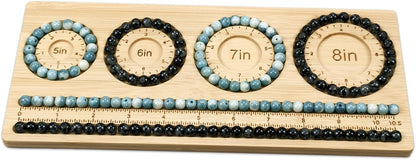 Petoysoso Bead Boards for Jewelry Making, Bamboo Beading Board for Bracelet & Necklace, Jewelry Making Supplies,Bead Tray Supplies