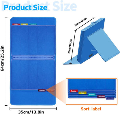 Boczif Visual Communication Book, Nonverbal Communication Board, Autism Language Vocabulary Learning Materials, Speech Articulation Therapy Cue Cards for Kids, Toddler Behavior Book for Home School