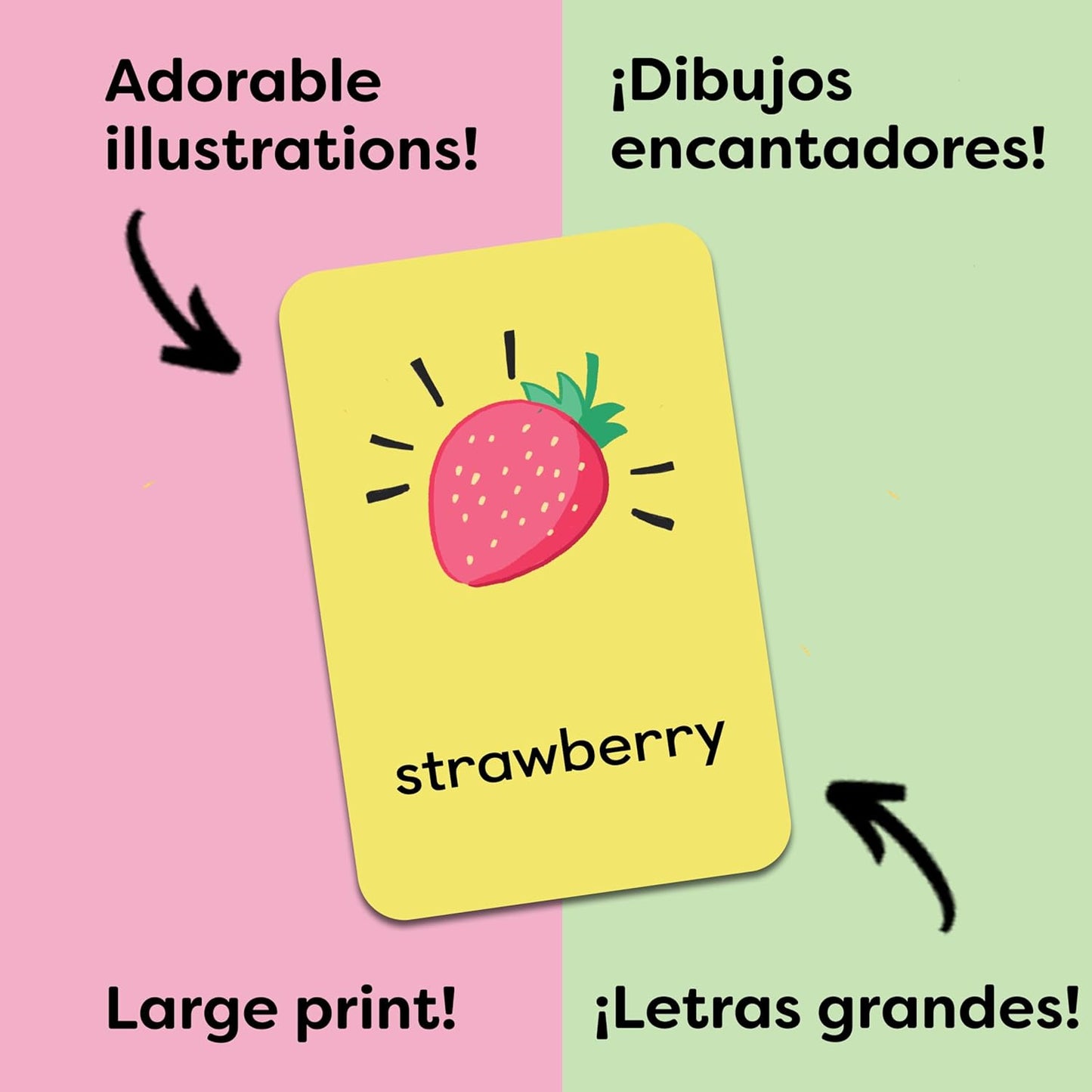100 First Words Flash Cards for Toddlers: English-Spanish Bilingual: Primeras 100 palabras tarjetas didacticas para ninos pequenos