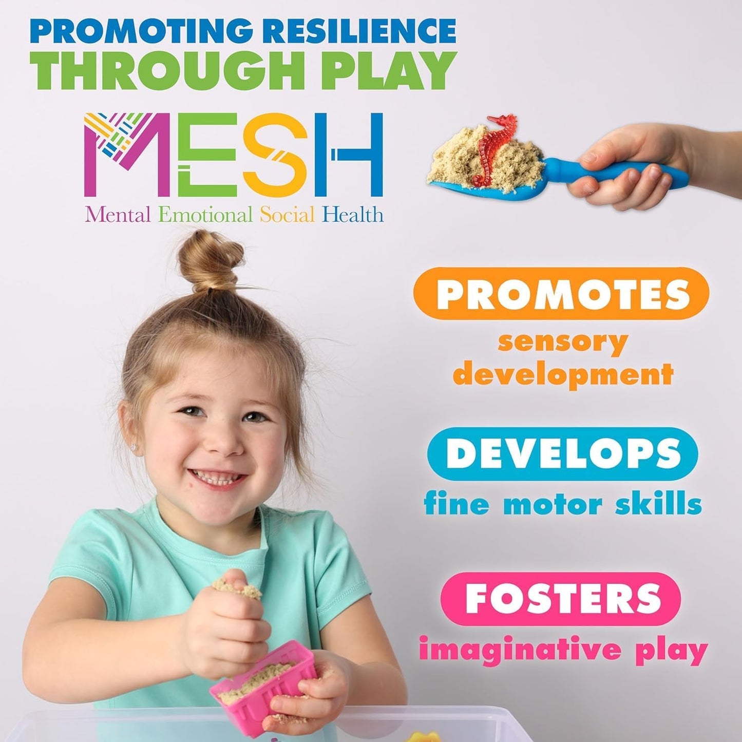 Creativity for Kids Sensory Bin: Dinosaur Dig - Toddler Sensory Toys, Sensory Bin Filler and Toddler Activities for Boys and Girls, Dinosaur Toys for Kids Ages 3-5+