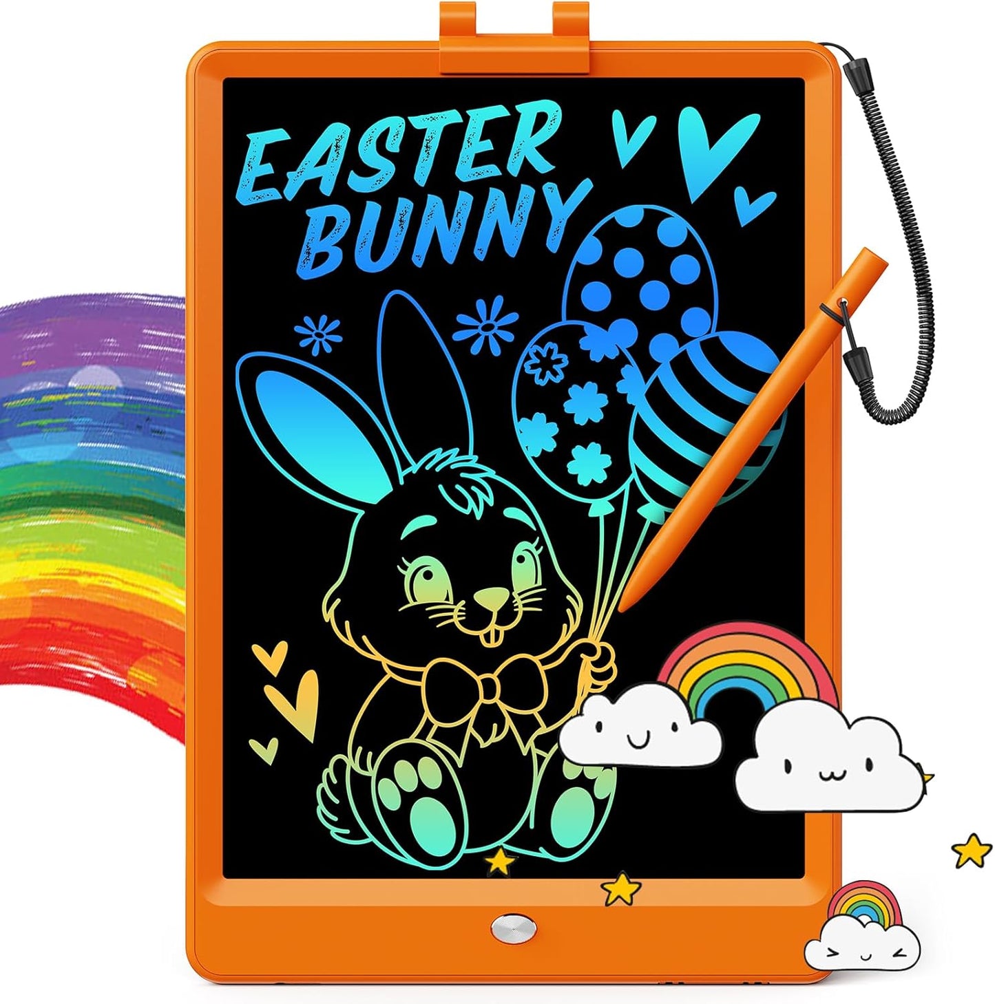 ORSEN LCD Writing Tablet 10 Inch, Colorful Doodle Board Drawing Pad for Kids, Toddler Toys for 3 4 5 6 7 8 Year Old Girls Boys Gifts (Pink)