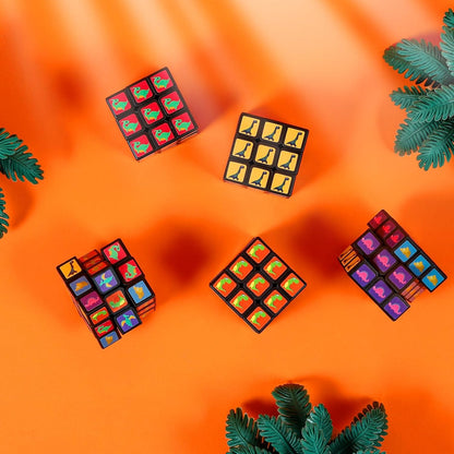48 Pack Mini Cube Bulk, 1.18 Inch 3x3x3 Small Puzzle Cubes Set, Birthday Party Favors, Classroom Rewards Prizes, Stocking Stuffers, Easter Basket Fillers for Kids