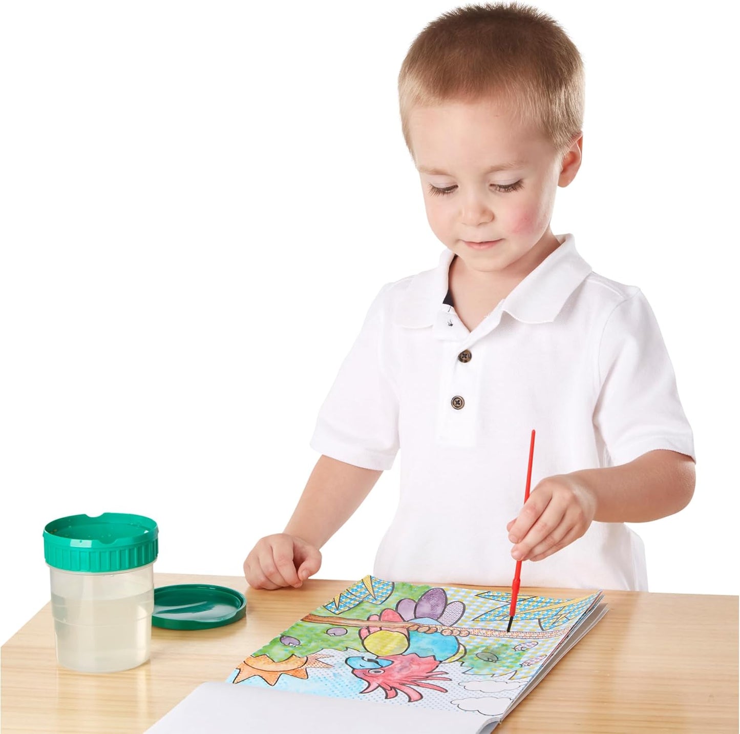 Melissa & Doug My First Paint with Water Coloring Book: Animals (24 Painting Pages)