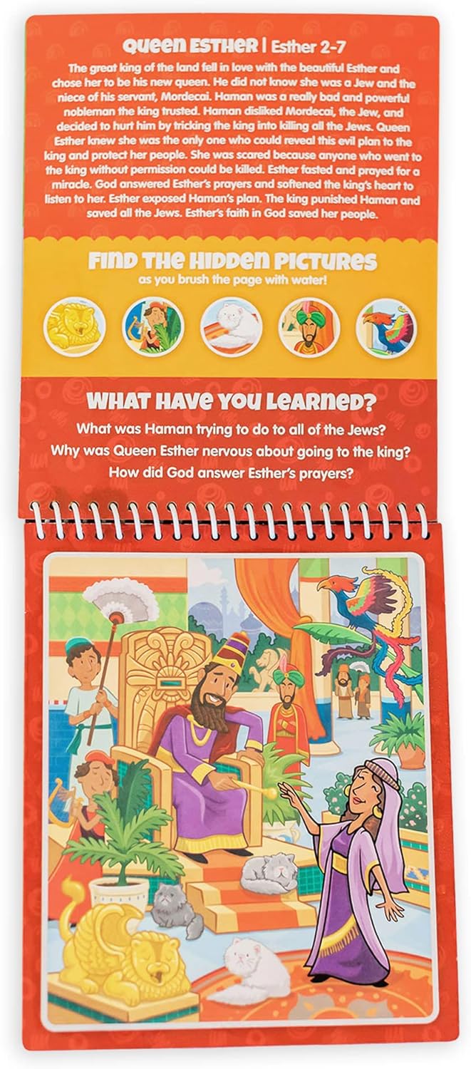 Water Reveal Coloring Scripture Book for Kids Ages 3+. New Testament Bible Stories: Preschool, Elementary, Primary, Christian, Religion