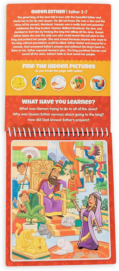 Water Reveal Coloring Scripture Book for Kids Ages 3+. New Testament Bible Stories: Preschool, Elementary, Primary, Christian, Religion