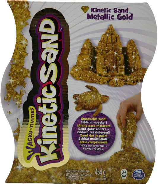 Kinetic Sand 6026411 "Metallic Sand Assortment Playset (Variety of Styles – Style Picked at Random)