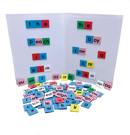 Elementary Magnet Set with Folding Board Made in the USA with Solar Power