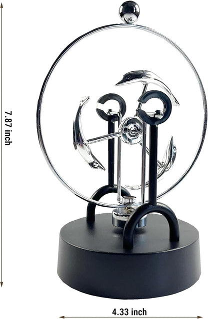 Perpetual Motion Kinetic Art Swing Physics Mechanics Balance Physics Desk Home Decor FN29