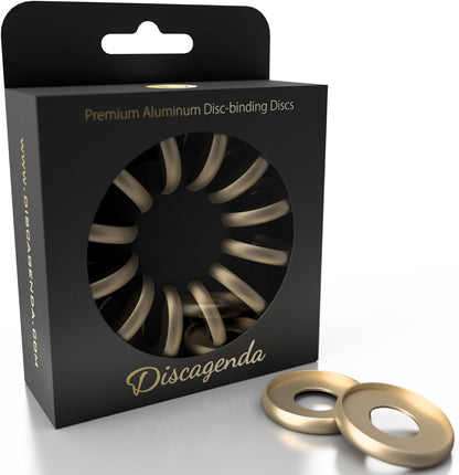 Discagenda Discbound Discs (Gold, 9 Piece 1.65in)