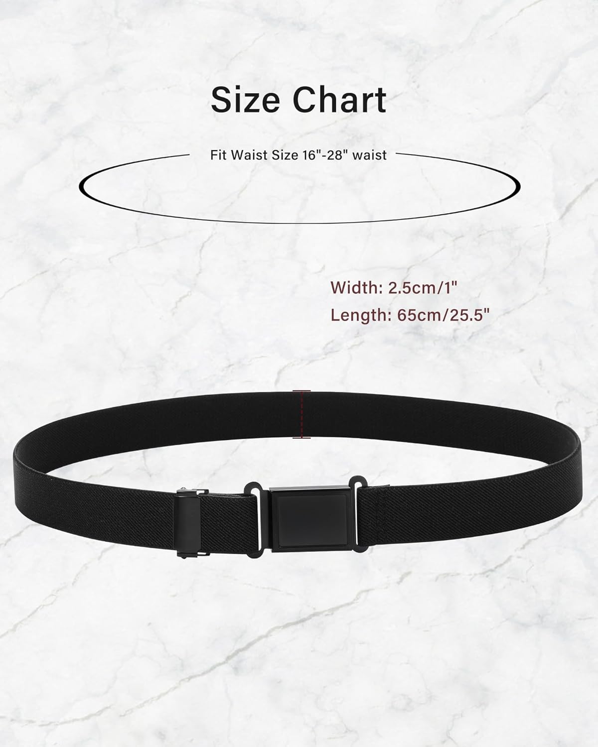 AWAYTR 3 PCS Kids Adjustable Magnetic Belts - Easy to Use Magnetic Buckle Belt for Boys and Girls