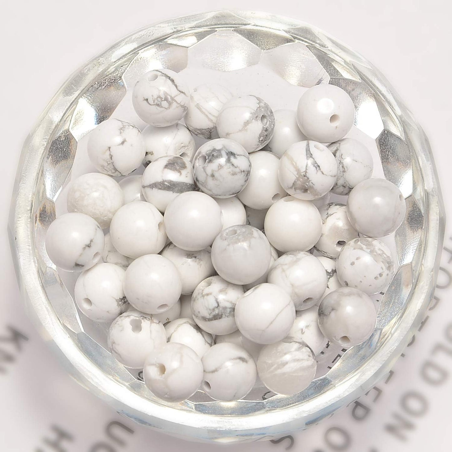 NCB 100pcs Original Natural Stone Beads Gemstone Round Loose Beads 6mm 8mm 10mm (Blue Aventurine, 6mm 100Beads) - Colors B