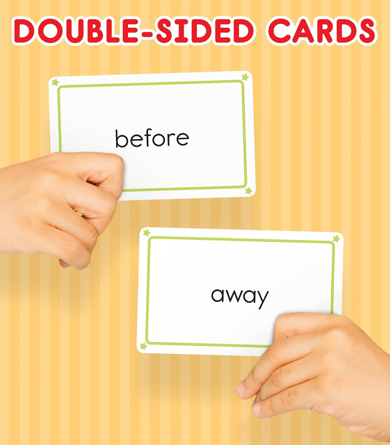 Carson Dellosa 54 Sight Words Flash Cards Kindergarten, Vocabulary and Phonics Flashcards for Toddlers 3-5 years, Preschool and Kindergarten Learning Activities for Kids Ages 4 and Up
