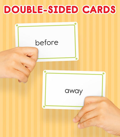 Carson Dellosa 54 Sight Words Flash Cards Kindergarten, Vocabulary and Phonics Flashcards for Toddlers 3-5 years, Preschool and Kindergarten Learning Activities for Kids Ages 4 and Up