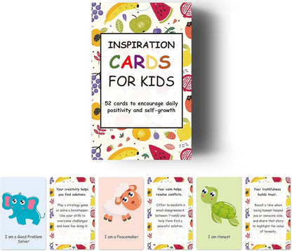 Affirmation Cards for Kids and Teens – 52 Positive Mindfulness Cards with Action Steps to Turn Dreams into Reality – Daily Inspiration for Self-Esteem, Positivity, and Ideal Gifts for Teens & Teachers
