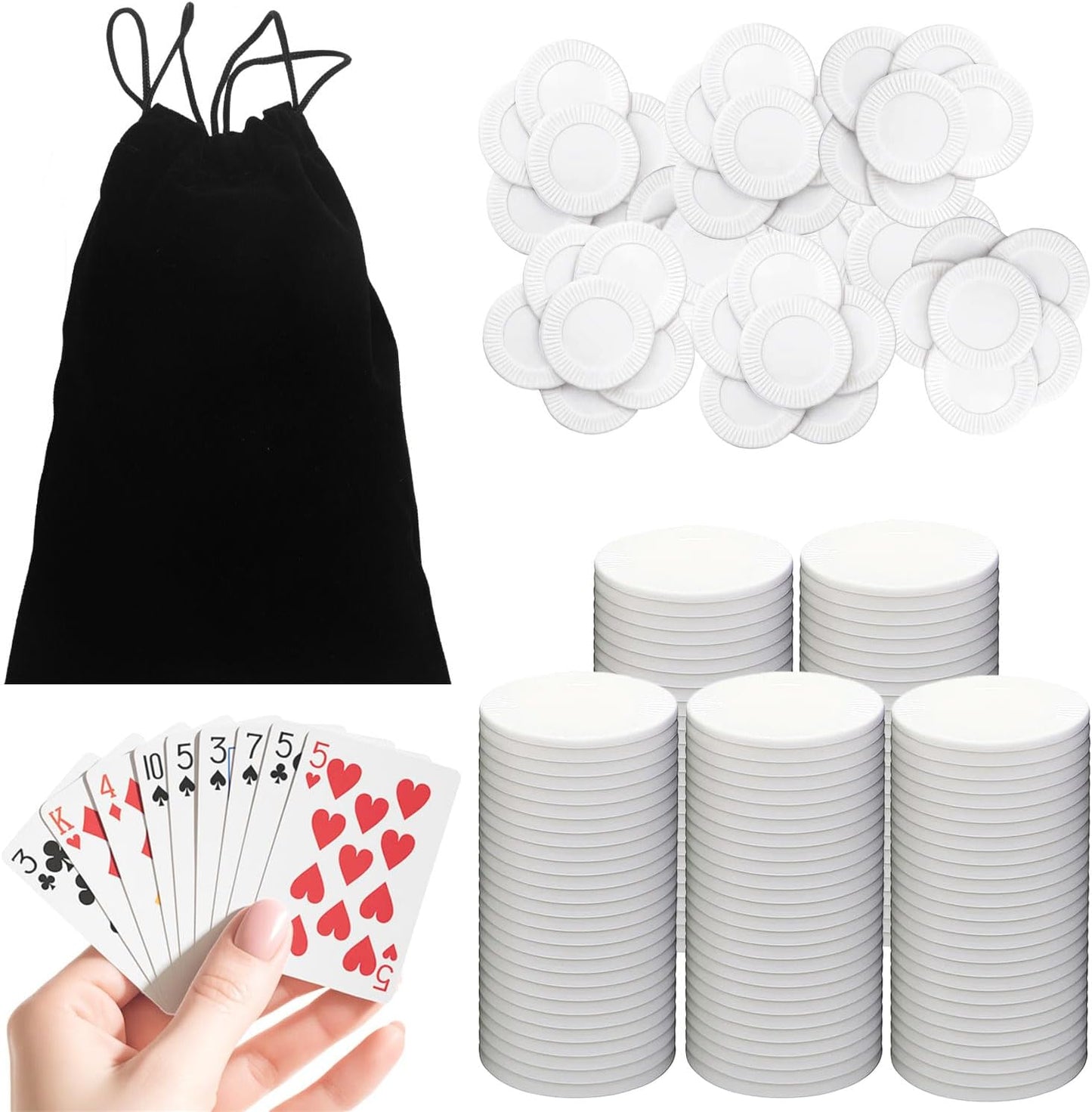 120Pcs 6-Color Plastic Poker Mini Chips (2.2CM Diameter) - Bulk Game Chips for Poker Play,Math Counting Learning, You Teaching & Rewards (6color)