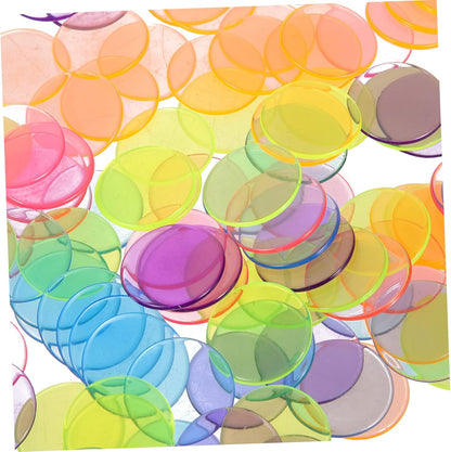 300pcs Bingo Markers Chips Counting Discs for Party Gaming for Math Learning Sorting and Fun Lightweight Portable
