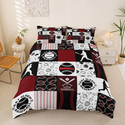 Drum Kit Duvet Cover,Kids Musical Instruments Bedding Set,Rock Music Comforter Cover for Boys Girls Room Decor,Neon Lighting Lightweight Bedspread Cover Twin Size with 1 Pillow Case(No Comforter)